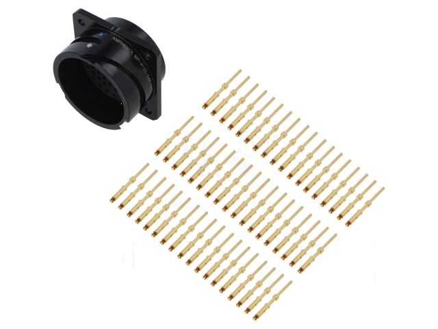 Connector: rond; contact; Afmeting: 16; MP-41; mannelijk; PIN: 54 Connector: rond; contact; Afmeting: 16; MP-41; mannelijk; PIN: 54